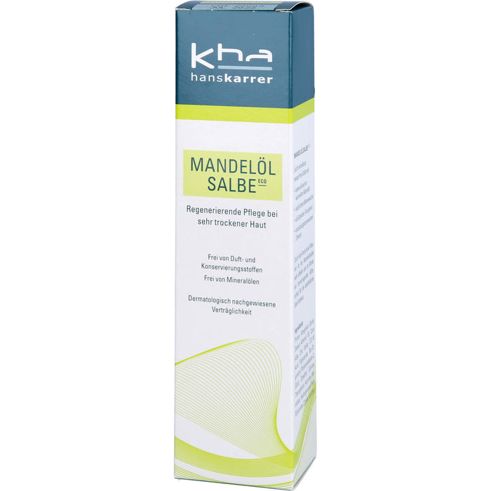 Hans Karrer Mandelölsalbe Eco für sehr trockene Haut, 100 ml Onguent