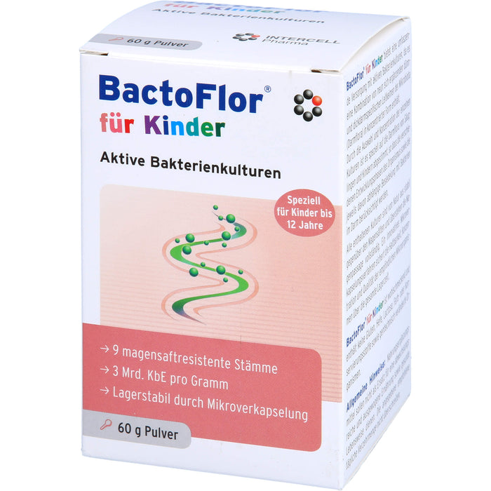 BactoFlor für Kinder aktive Bakterienkulturen Pulver, 60 g Powder