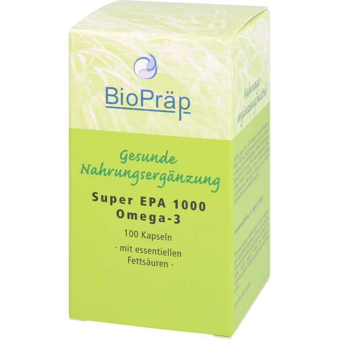 BioPräp Super EPA 1000 Omega-3 Kapseln, 100 pcs. Capsules