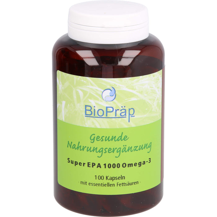 BioPräp Super EPA 1000 Omega-3 Kapseln, 100 pcs. Capsules