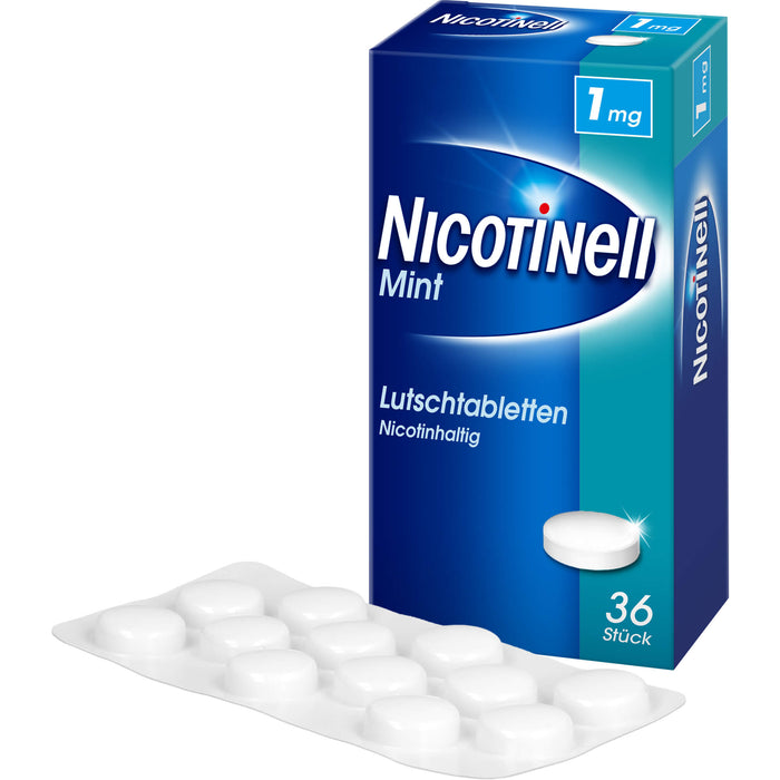 Nicotinell Mint Lutschtabletten zur Raucherentwöhnung, 36 pcs. Tablets