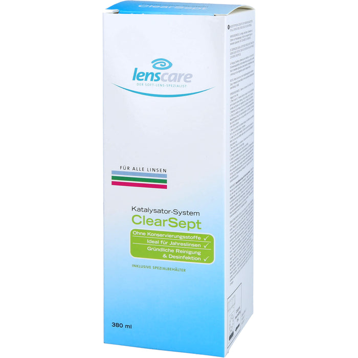 Lenscare ClearSept 380ml + Behälter, 1 pcs. Combipack