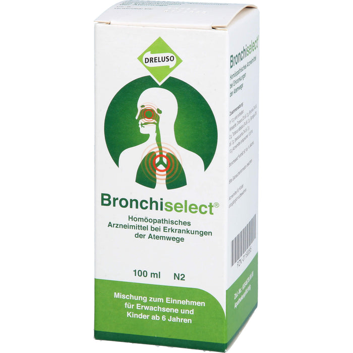 Bronchiselect Tropfen bei Erkrankungen der Atemwege, 100 ml Lösung