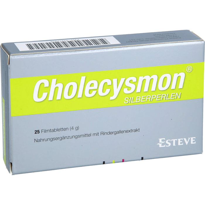 RIEMSER Cholecysmon Silberperlen Filmtabletten, 25 pcs. Tablets