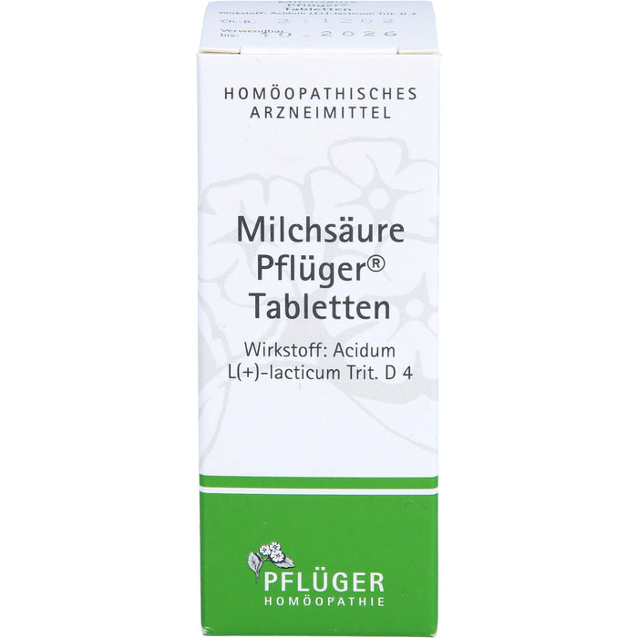 PFLÜGER Milchsäure Tabletten, 100 St. Tabletten