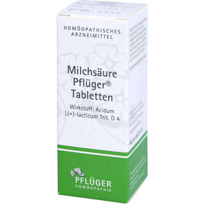 PFLÜGER Milchsäure Tabletten, 100 pc Tablettes