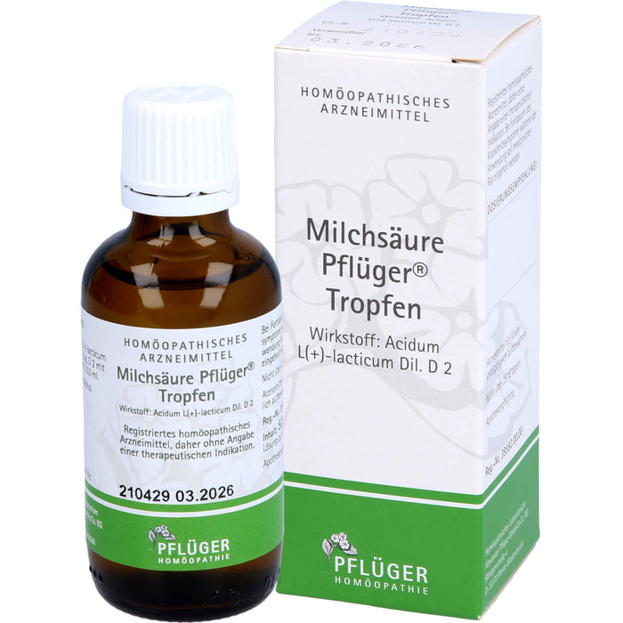 Pflüger Milchsäure Tropfen, 50 ml Solution