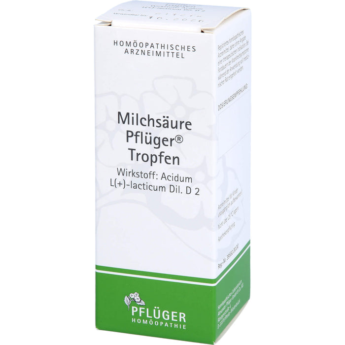 Milchsäure Pflüger Tropfen, 100 ml Solution