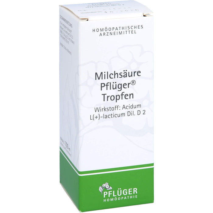 Milchsäure Pflüger Tropfen, 100 ml Solution
