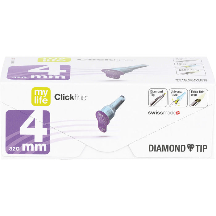 mylife Clickfine 4mm Kanülen, 100 pc Aiguilles