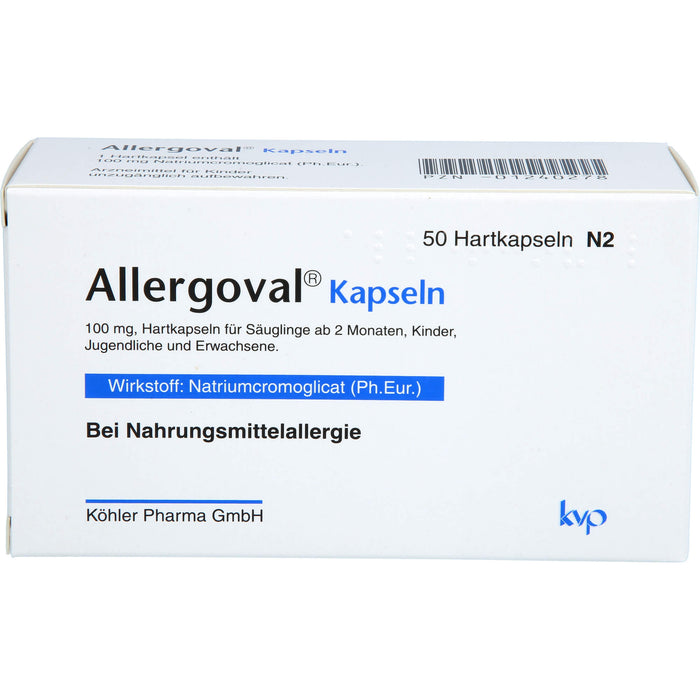 Allergoval Kapseln bei Nahrungsmittelallergie, 50 St. Kapseln