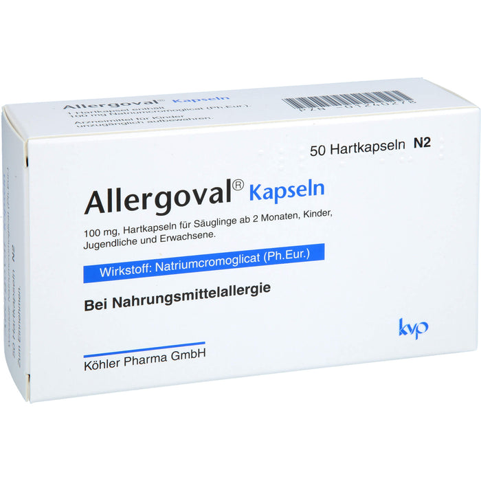 Allergoval Kapseln bei Nahrungsmittelallergie, 50 St. Kapseln