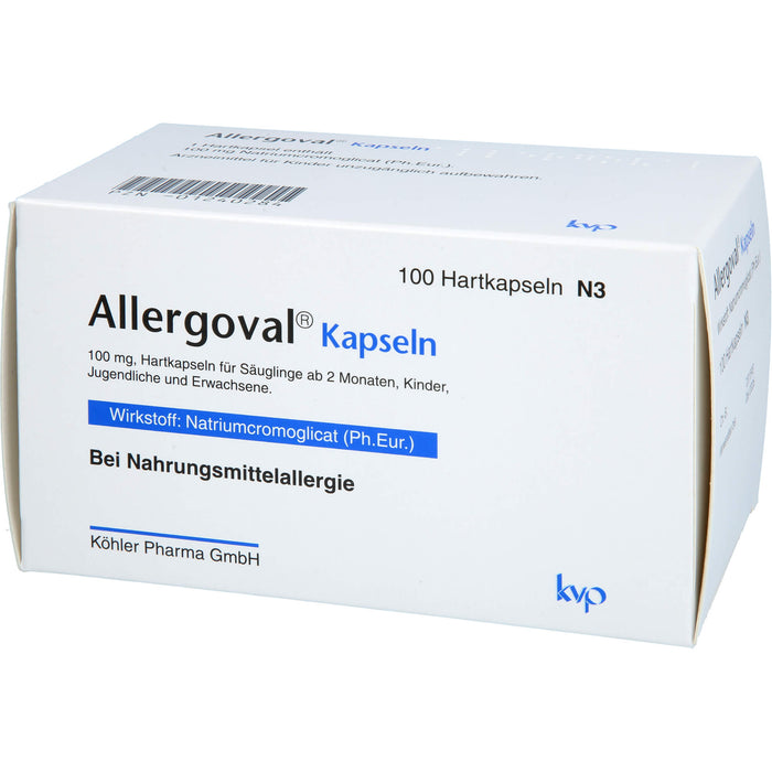 Allergoval Kapseln bei Nahrungsmittelallergie, 100 pcs. Capsules