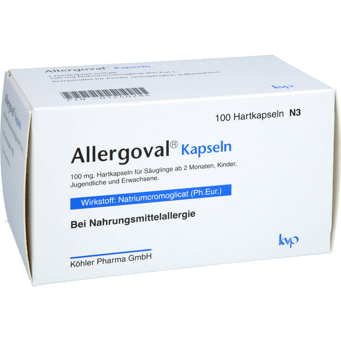 Allergoval Kapseln bei Nahrungsmittelallergie, 100 St. Kapseln