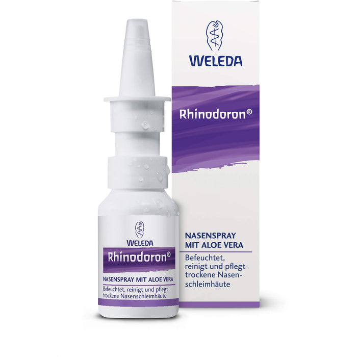 WELEDA Rhinodoron Nasenspray mit Aloe Vera, 20 ml Solution