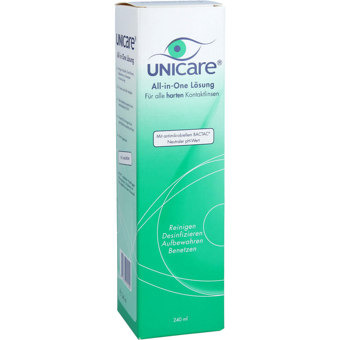 Unicare All-in-One Lös.f.alle harten Kontaktlinsen, 240 ml Solution