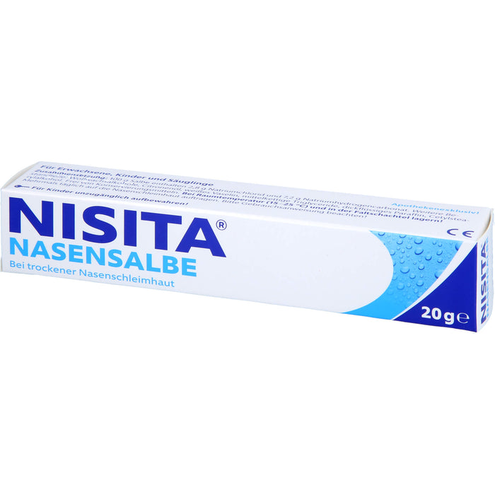 Nisita Nasensalbe bei trockener Nasenschleimhaut, 20 g Salbe