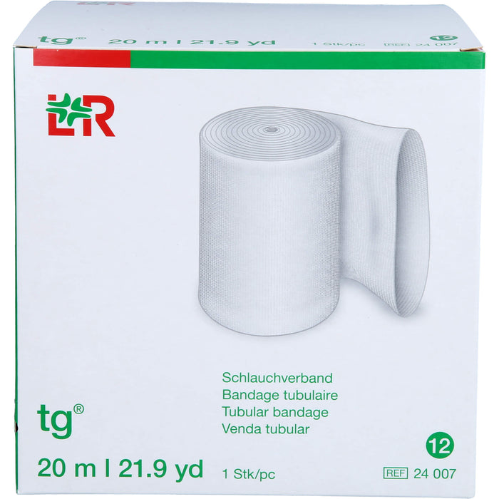 Tg Schlauchverband Gr.12 20 m weiß, 1 St. Binde