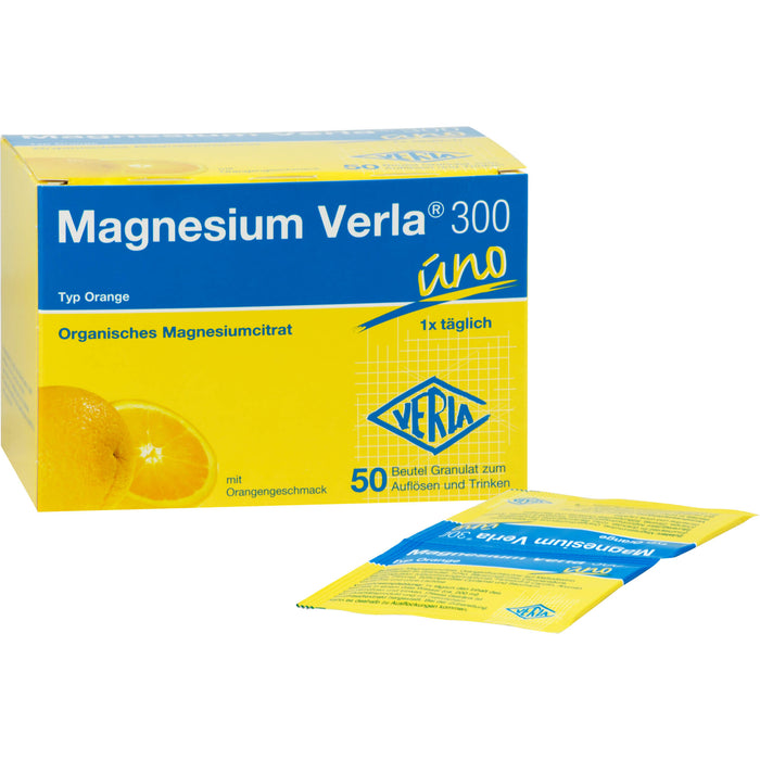 Magnesium Verla 300 uno Typ Orange Granulat, 50 pcs. Sachets