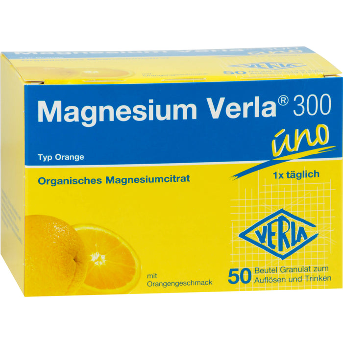 Magnesium Verla 300 uno Typ Orange Granulat, 50 pcs. Sachets