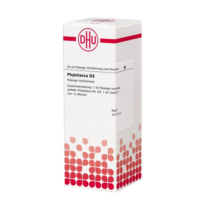 DHU Phytolacca D3 Dilution, 20 ml Solution