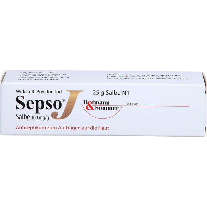 Sepso J Salbe Antiseptikum, 25 g Salbe