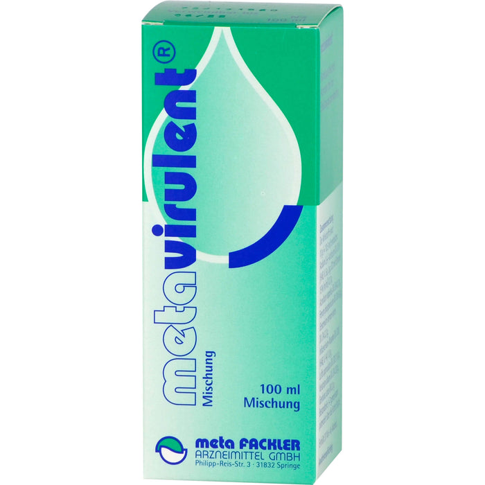 metavirulent Tropfen bei Erkältungskrankheiten, 100 ml Solution