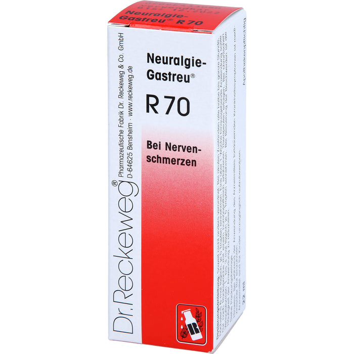 Neuralgie-Gastreu R70 Tropfen bei Nervenschmerzen, 22 ml Solution