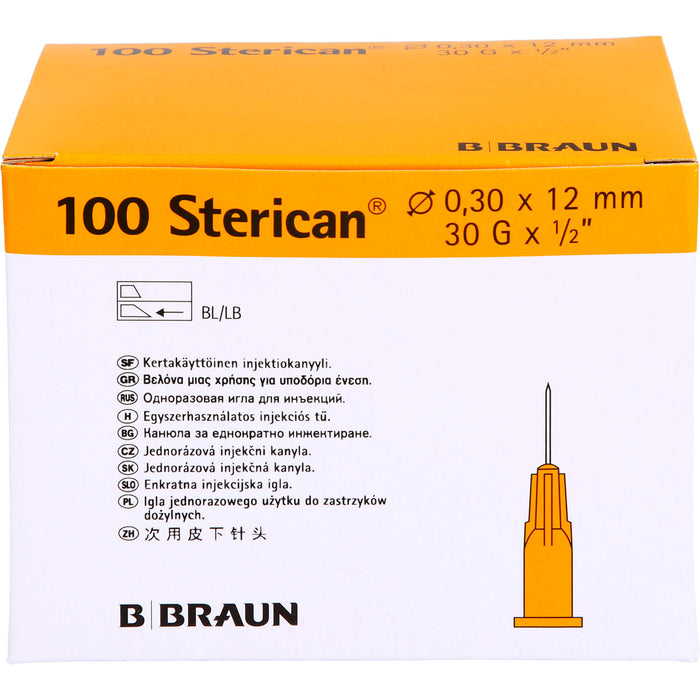 Sterican G30 0,30x12mm, 100 St KAN
