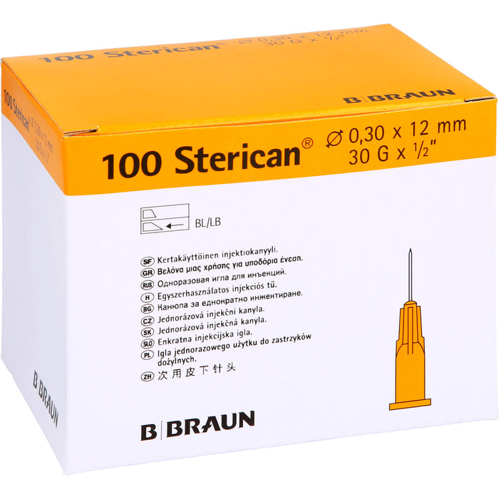 Sterican G30 0,30x12mm, 100 St KAN