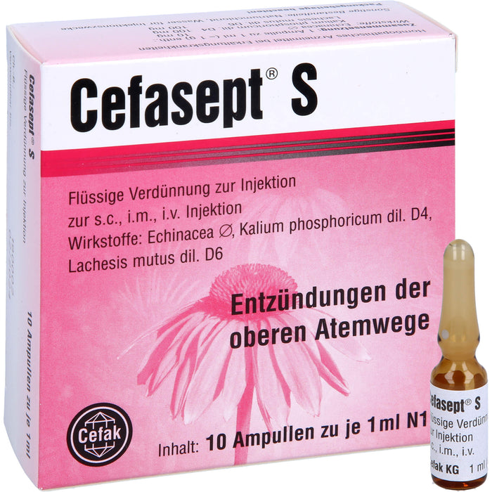 Cefasept S Fl. Verd. z. Injektion, 10 St ILO