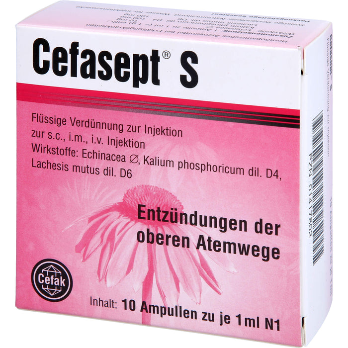 Cefasept S Fl. Verd. z. Injektion, 10 St ILO