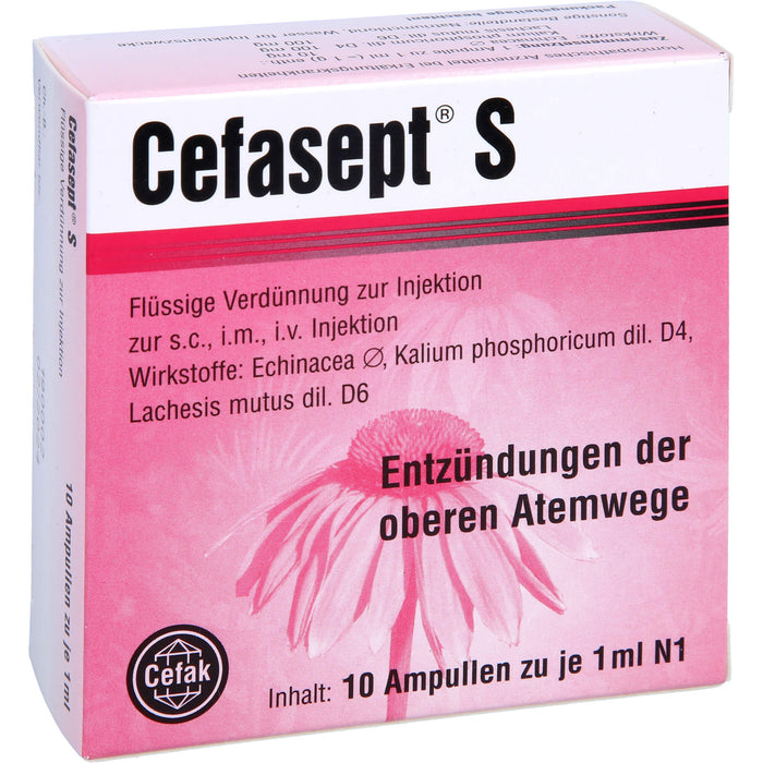 Cefasept S Fl. Verd. z. Injektion, 10 St ILO
