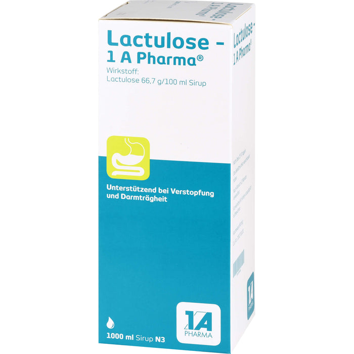 Lactulose - 1 A Pharma , 66,7 g/100 ml Sirup, 1000 ml Lösung