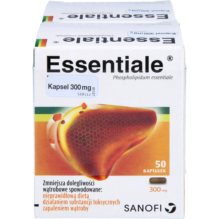 EMRA-MED Essentiale Kapseln 300 mg bei akuten und chronischen Lebererkrankungen Reimport EMRAmed, 100 pcs. Capsules