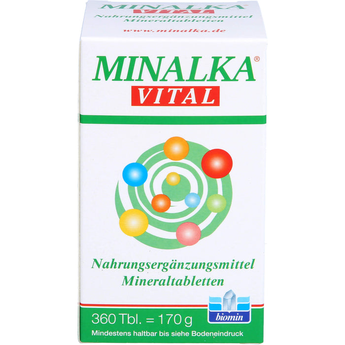 MINALKA vital Mineraltabletten, 360 pcs. Tablets
