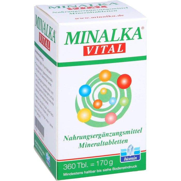 MINALKA vital Mineraltabletten, 360 pcs. Tablets