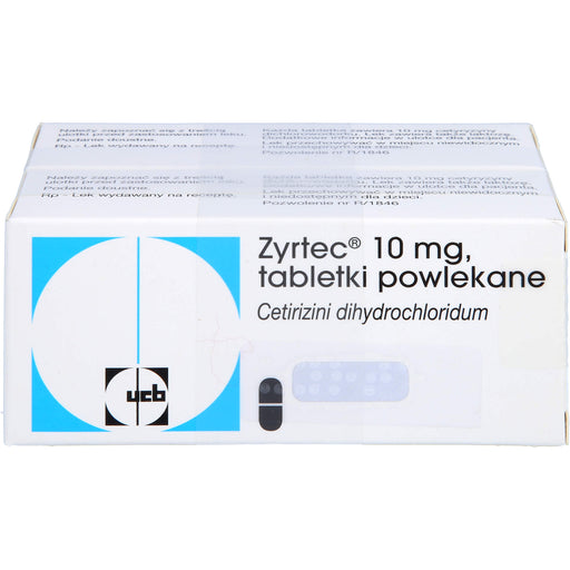 Zyrtec 10 mg ACA Filmtabletten bei Allergien, 100 St. Tabletten