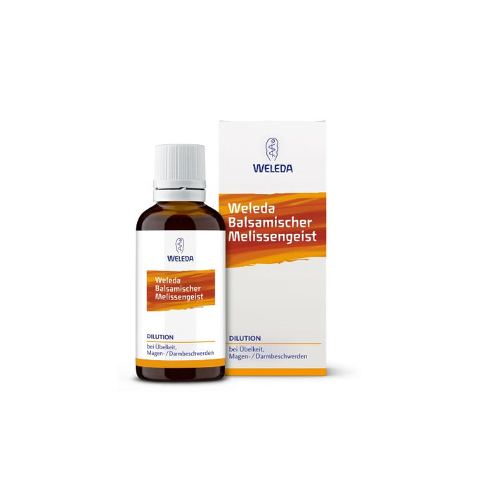 WELEDA Balsamischer Melissengeist bei Übelkeit, 50 ml Solution