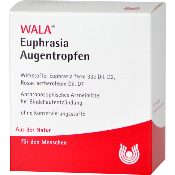 WALA Euphrasia Augentropfen, 30.0 St. Einzeldosispipetten