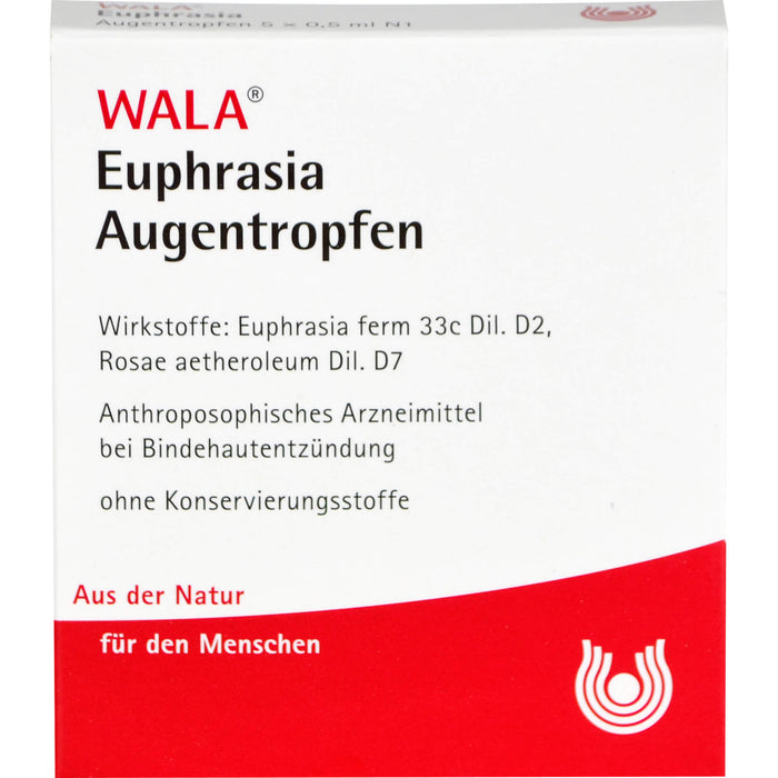 WALA Euphrasia Augentropfen, 5.0 St. Einzeldosispipetten