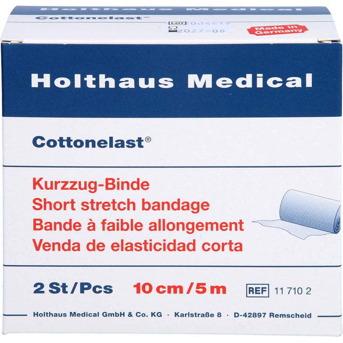 Kurzzugbinden Cottonelast 10cmx5m, 2 St BIN