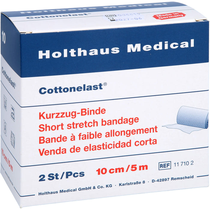 Kurzzugbinden Cottonelast 10cmx5m, 2 St BIN