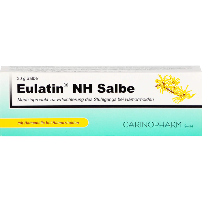 Eulatin NH Salbe zur Erleichterung des Stuhlgangs bei Hämorrhoiden, 30 g Ointment