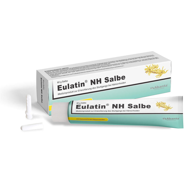 Eulatin NH Salbe zur Erleichterung des Stuhlgangs bei Hämorrhoiden, 60 g Ointment