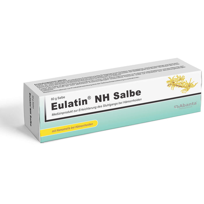 Eulatin NH Salbe zur Erleichterung des Stuhlgangs bei Hämorrhoiden, 60 g Ointment