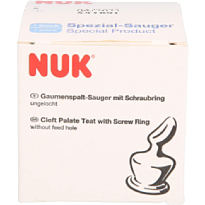 NUK Gaumenspaltsauger, 1 St. Sauger