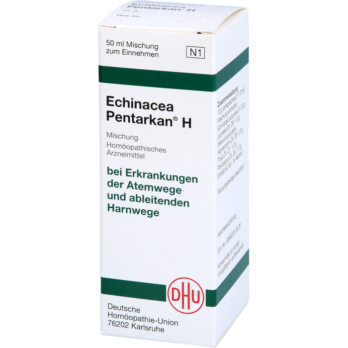 DHU Echinacea Pentarkan H Mischung bei Erkrankungen der Atemwege und ableitenden Harnwege, 50 ml Solution