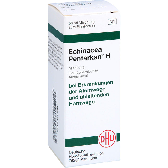DHU Echinacea Pentarkan H Mischung bei Erkrankungen der Atemwege und ableitenden Harnwege, 50 ml Solution