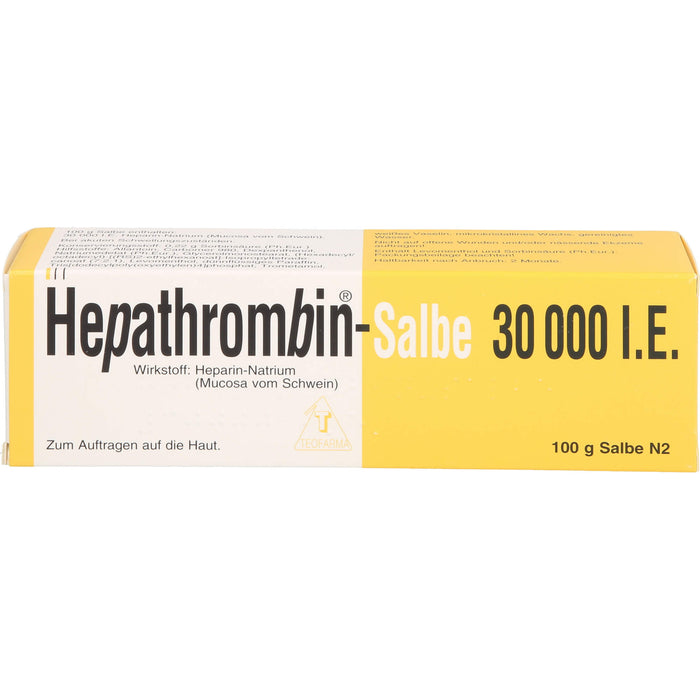 Teofarma Hepathrombin-Salbe 30000 I.E., 100 g Salbe